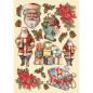 Preview: Stamperia - Holzteile A5 "Classic Christmas" Wooden Shapes