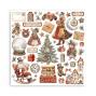 Preview: Stamperia - Designpapier "Gear up for Christmas" Paper Pack 12x12 Inch - 10 Bogen