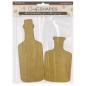 Preview: Stamperia - Holzteile "Bottles" MDF Crafty Shapes Blanks