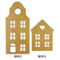 Preview: Stamperia - Holzteile "Houses" MDF Crafty Shapes Blanks