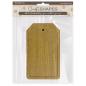 Preview: Stamperia - Holzteile "Rectangular Tag" MDF Crafty Shapes Blanks