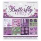 Preview: Dovecraft - Stanzteile "Butterfly Kisses" Die Cuts Decoupage Pad 8x8 Inch - 24 Bogen