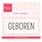 Preview: Marianne Design - Stempel "Geboren" Clear Stamps