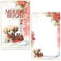 Preview: Memory Place - Stanzteile "Merry & Bright" Ephemera - Journaling Cards 20 Stück