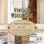 Preview: Memory Place - Designpapier "Vintage Woodwork" Paper Pack 6x6 Inch - 24 Bogen