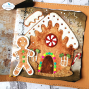 Preview: Elizabeth Craft Designs - Stanzschalone "Gingerbread House" Dies