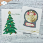 Preview: Elizabeth Craft Designs - Stanzschalone "Snow Globe Fun" Dies