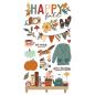 Preview: Simple Stories - Aufkleber "Cider & Donuts" Chipboard Sticker 