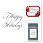 Preview: Spellbinders - Buchdrucktechnik "Copperplate Happy Holidays" BetterPress Plate