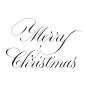 Preview: Spellbinders - Buchdrucktechnik "Copperplate Merry Christmas" BetterPress Plate