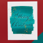 Preview: Spellbinders - Buchdrucktechnik "Copperplate Merry Christmas" BetterPress Plate