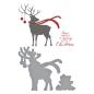 Preview: Spellbinders - Buchdrucktechnik "Dashing Reindeer" BetterPress Plate & Dies