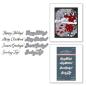 Preview: Spellbinders - Buchdrucktechnik "Sending Joy Sentiments" BetterPress Plate & Dies