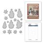 Preview: Spellbinders - Stanzschablone "Sketched Snowmen" Dies by Simon Hurley