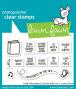 Preview: Lawn Fawn - Stempelset "Little Woodland Library" Clear Stamp Add-On