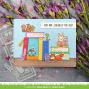 Preview: Lawn Fawn - Stempelset "Little Woodland Library" Clear Stamps