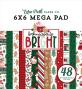 Preview: Echo Park - Designpapier "Baking Spirits Bright" Cardmakers Mega Pad 6x6 Inch - 48 Bogen