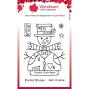 Preview: Woodware - Stempelset "Wooden Snowman" Clear Stamps Design by Francoise Read