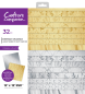 Preview: Crafters Companion - Spiegelkarton "Everyday Opulence" Luxury Mirror Card Pad 12x12 Inch - 32 Bogen 