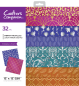 Preview: Crafters Companion - Spiegelkarton "Vibrant Metallics" Luxury Mirror Card Pad 12x12 Inch - 32 Bogen 