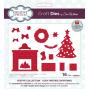 Preview: Creative Expressions - Stanzschablone "Festive Collection Cosy Fireside Christmas" Craft Dies Design by Sue Wilson