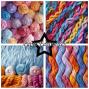 Preview: Paper Favourites - Designpapier "Knitting Yarn" Paper Pack 12x12 Inch 8 Bogen