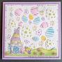 Preview: Nellie Snellen - Prägefolder "Easter Eggs Background" 3D Embossing Folder 