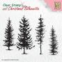 Preview: Nellie Snellen - Stempelset "Pine Trees" Clear Stamps Christmas Silhouette