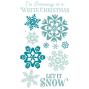 Preview: Sizzix - Stempelset "White Christmas" Clear Stamps Design by Catherine Pooler