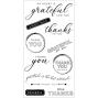 Preview: Sizzix - Stanzschablone & Stempelset "Thankful Sentiments" Framelits Craft Dies & Clear Stamps by 49 and Market