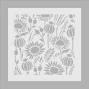 Preview: Crafters Companion - Schablone 8,5x8,5 Inch "Harvest Glory" Stencil