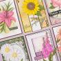 Preview: Crafters Companion - Luxury Linen Cardstock 5x7 Inch "Layered Florals" 30 Bogen 