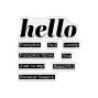 Preview: Crafters Companion - Stempelset & Stanzschablone "Hello" Stamp & Dies