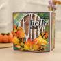 Preview: Crafters Companion - Stempelset & Stanzschablone "Hello" Stamp & Dies