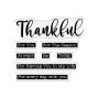 Preview: Crafters Companion - Stempelset & Stanzschablone "Thankful" Stamp & Dies