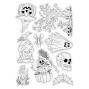 Preview: Crafters Companion - Stempelset "Vintage Halloween" Clear Stamps