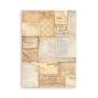 Preview: Stamperia - Washi Papier "Golden Harmony" Washi Pad 14,8x21cm - 8 Bogen