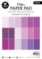 Preview: Studio Light - Designpapier A5 "Shades Of Purple" Pattern Paper Pad - 36 Bogen