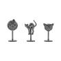 Preview: Tim Holtz - Idea Ology - Metallfiguren "Halloween Figure Stands"