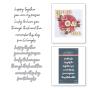 Preview: Spellbinders - Buchdrucktechnik "Friends Sentiments" BetterPress Plate & Dies