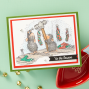 Preview: Spellbinders - Gummistempel Set "Merry Little Christmas" Cling Stamp