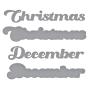 Preview: Spellbinders - Stanzschablone "Christmas & December" Dies