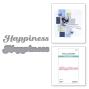 Preview: Spellbinders - Stanzschablone "Happiness" Dies