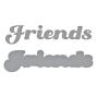 Preview: Spellbinders - Stanzschablone "Friends" Dies