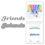 Preview: Spellbinders - Stanzschablone "Friends" Dies