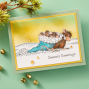 Preview: Spellbinders - Gummistempel Set "House-Mouse Holiday Friends Collector Bundle" Cling Stamp