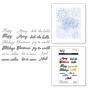 Preview: Spellbinders - Stanzschablone "Handwritten Holiday Sentiments" Dies