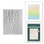 Preview: Spellbinders - Prägefolder "Beveled Happy Birthday" Embossingfolder