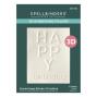 Preview: Spellbinders - Prägefolder "Beveled Happy Birthday" Embossingfolder