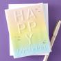 Preview: Spellbinders - Prägefolder "Beveled Happy Birthday" Embossingfolder